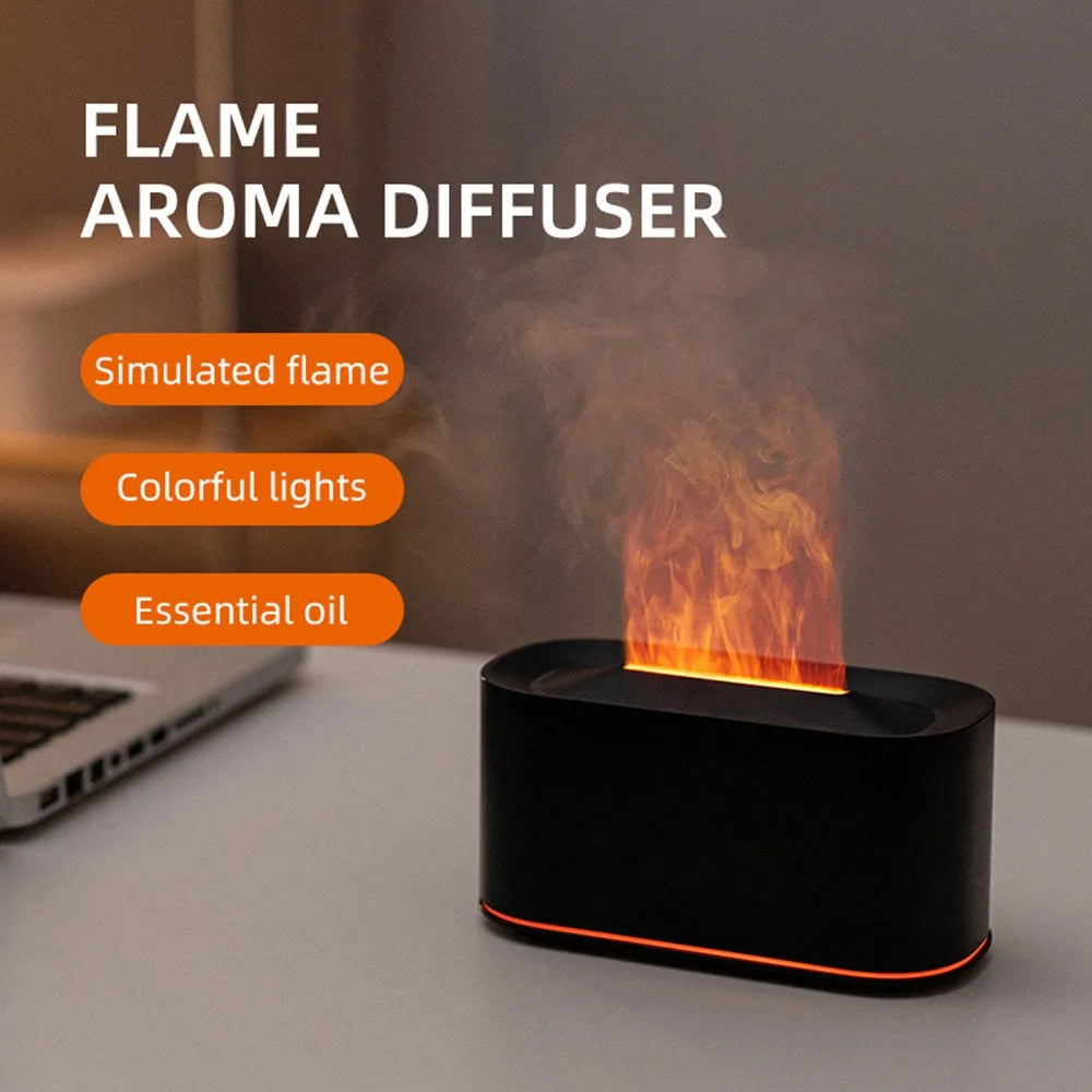 AuraGlow™ Volcanic Flame Diffuser