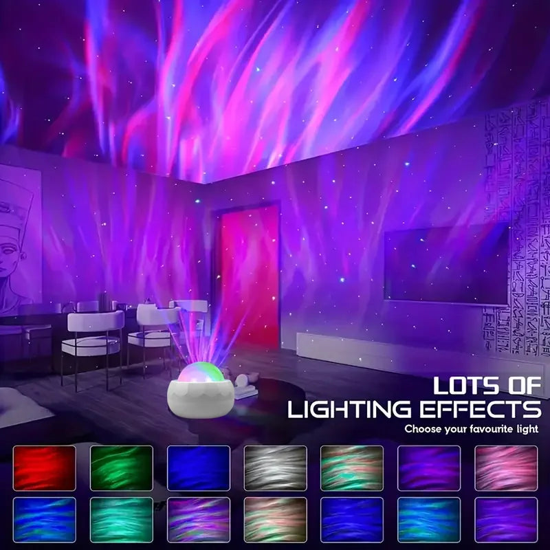 AuraGlow™ Galaxy Aurora Projector